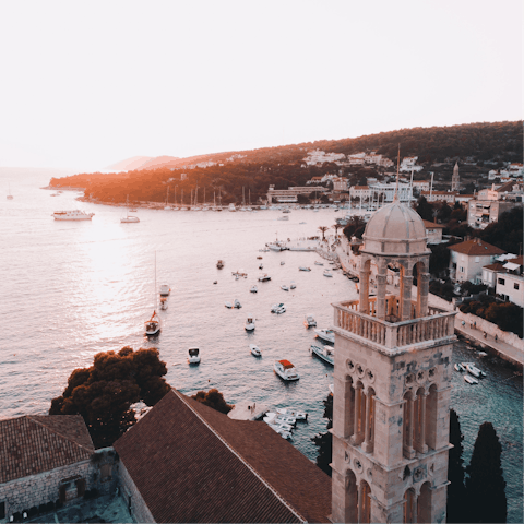 Explore Dalmatia, including the port town of Makarska, just over 10 kilometres away