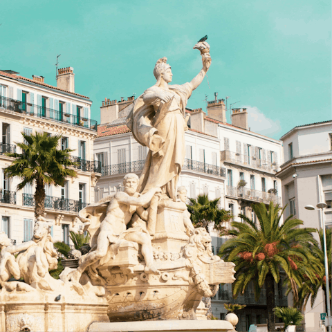 Spend an afternoon sightseeing in nearby Toulon