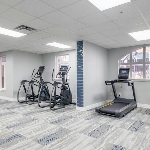 Get your heart pumping with a workout in the gym