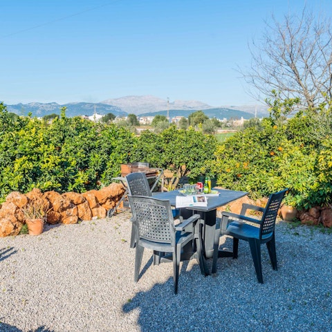 Take in the views of the mountains