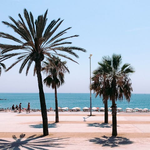 Soak up the magic of Barcelona from the seafront
