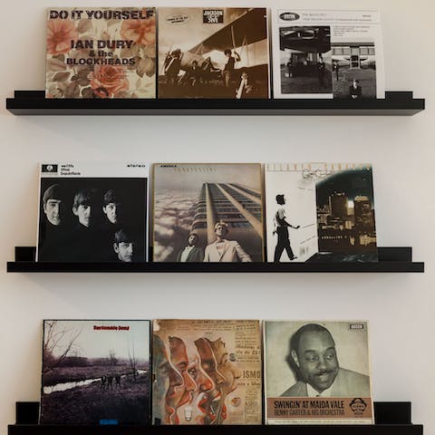 Put your feet up and listen to some classic tunes