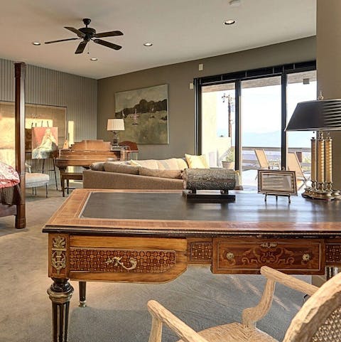 Get some work done in the grand workspace