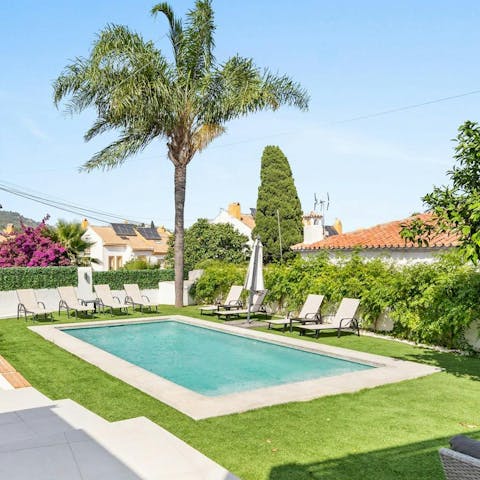 Head to the beach or spend magical afternoons by the pool