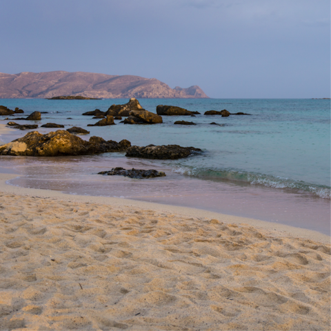 Sink your toes into sand – the beach is just 3 kilometres away