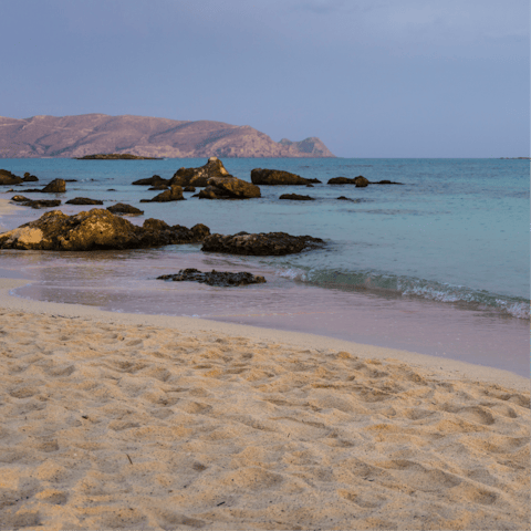 Sink your toes into sand – the beach is just 3 kilometres away