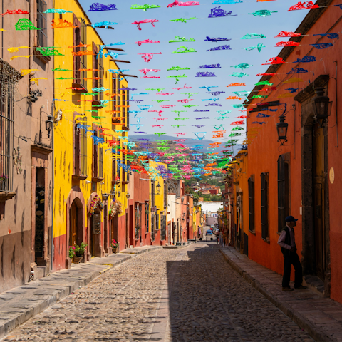 Explore vibrant San Miguel de Allende – just a short stroll away