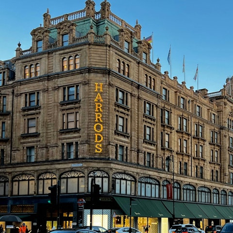 Shop and dine at Harrods, it's an eight-minute walk away