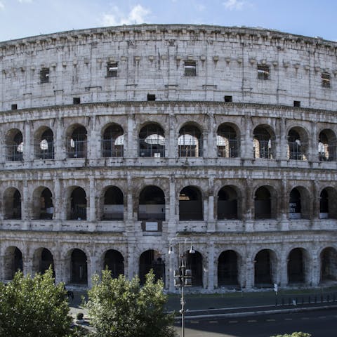 See the Colosseum up close, just a five-minute walk from your door