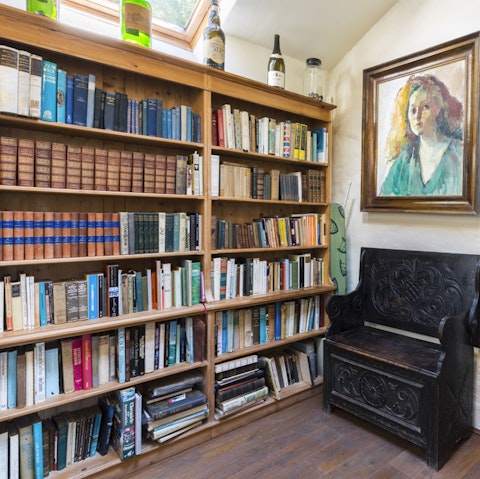 Pick a book from the shelves and while away the hours