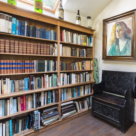 Pick a book from the shelves and while away the hours