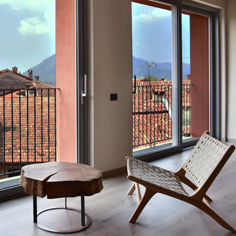 Sip Nebbiolo while admiring the view