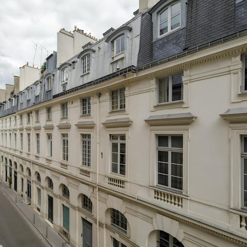 Relish in the beauty of Parisian architecture from the apartment window