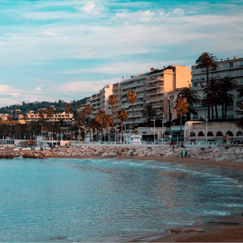 Spend the day on nearby Croisette Beach
