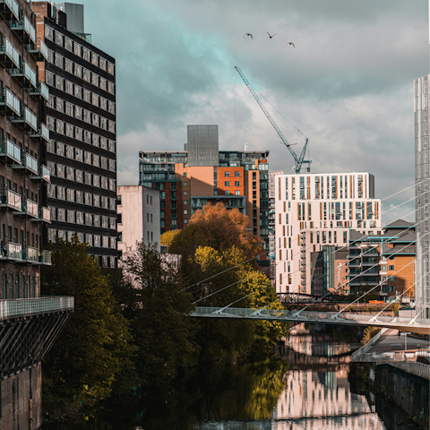 Explore the lively streets of Manchester