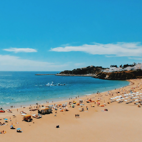Stay in Albufeira, close to the city's sandy beaches