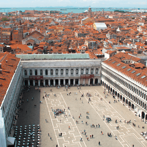 Go for a coffee in Piazza San Marco, a ten-minute stroll from home