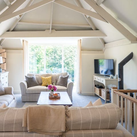 Curl up beside the fire for cosy film nights