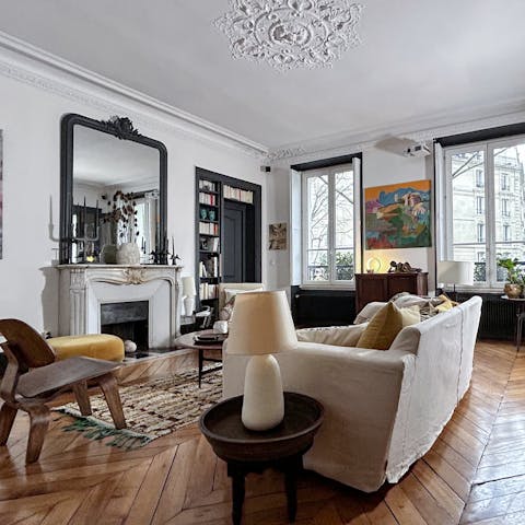 Get comforatble in the characterful lounge
