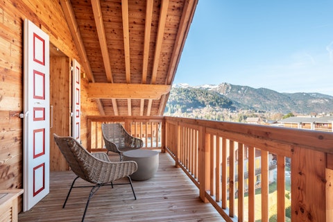 Sit back on the terrace and relish the mountain views