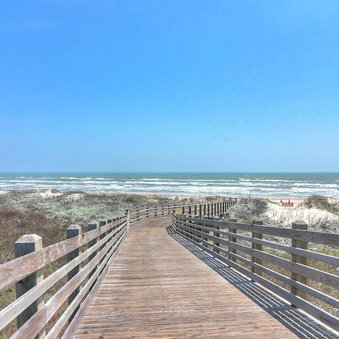Soak up the fresh ocean air while exploring Port Aransas
