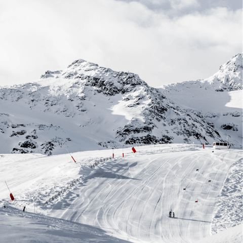Go skiing in the French Alps or enjoy the many hiking trails