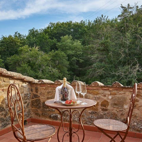 Enjoy a memorable alfresco meal out on the terrace