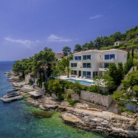 Enjoy the seafront views