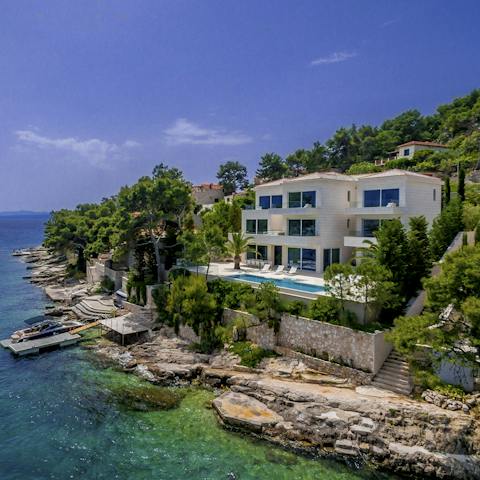 Enjoy the seafront views