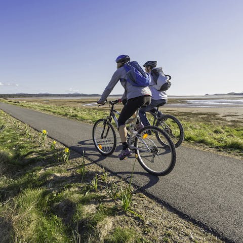 Set off for epic hikes and cycle rides