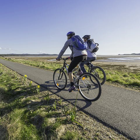 Set off for epic hikes and cycle rides