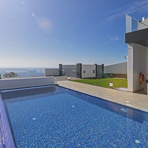 Cool off in your sparkling private pool