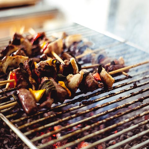 Fire up the barbecue for an alfresco feast