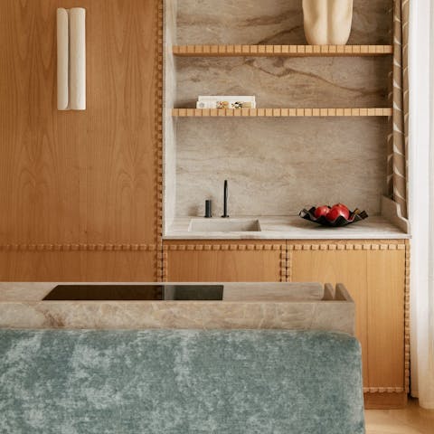 Cook your favourite dishes in the modern kitchen