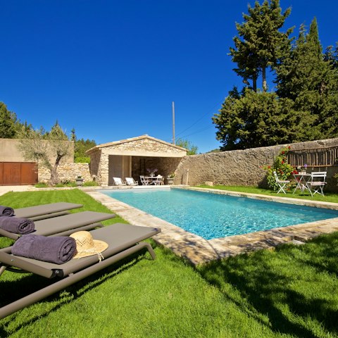 Soak up the sun from beside the private pool
