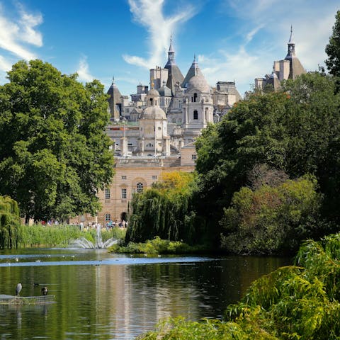 Take a wander around nearby Hyde Park