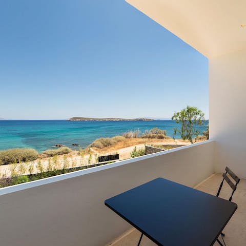 Sip your morning coffee on the balcony as you admire the view