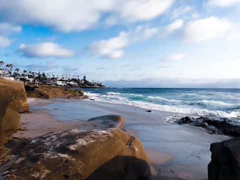Make the ten-minute walk to Windansea Beach, a hotspot for surfing