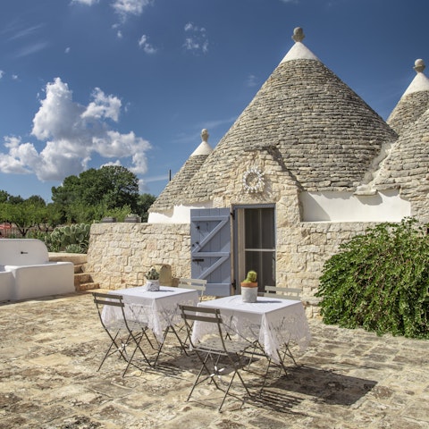 Light the barbecue and gather for evening drinks on the terrace