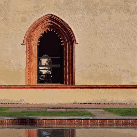 Visit the Medieval-Renaissance Castello Sforzesco, a short walk away