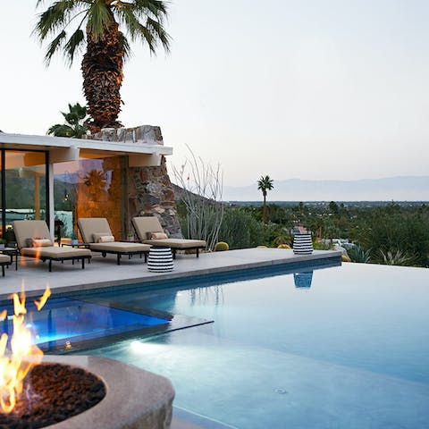 Take in the stunning panoramic views from the pool terrace