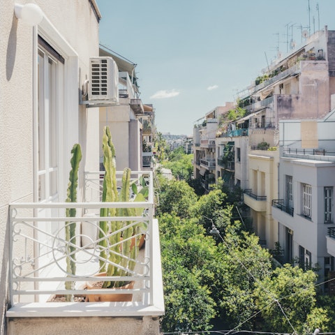 Start your mornings with coffee on the pretty terrace