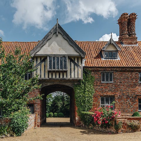 Marvel at the fabulous medieval architecture