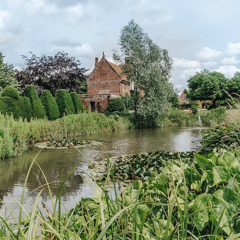 Take a stroll around the beautifully picturesque grounds