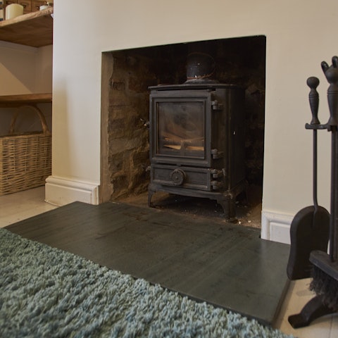 Curl up around the stove after a long day out