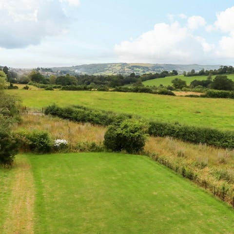 Take in the views over the Gloucestershire countryside