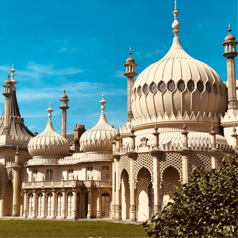 Take the short train into Brighton central for a day of sightseeing