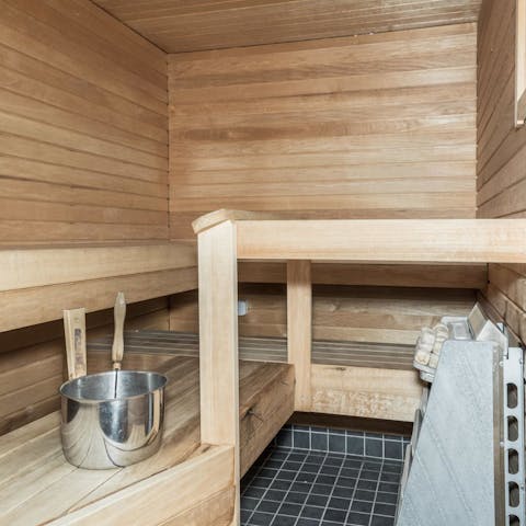 Revive yourself in the sauna