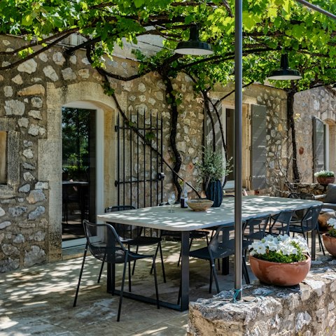 Gather friends and family for an alfresco celebration