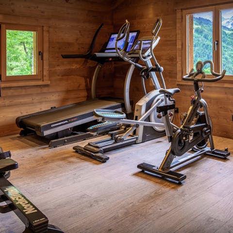 Uplift your stay with a workout in the home gym